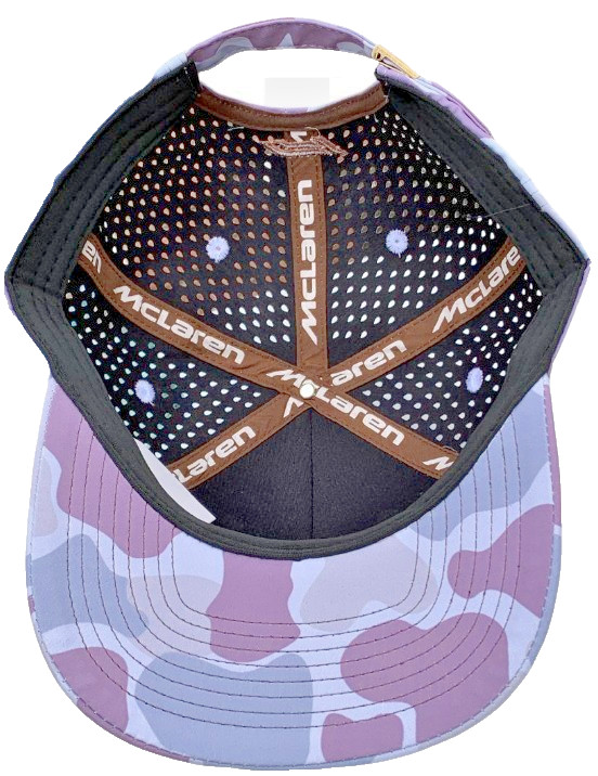 McLaren F 1 Team Pro-Model Multi-Color CAMO Performance Cap. Sturdy 6-Panel.