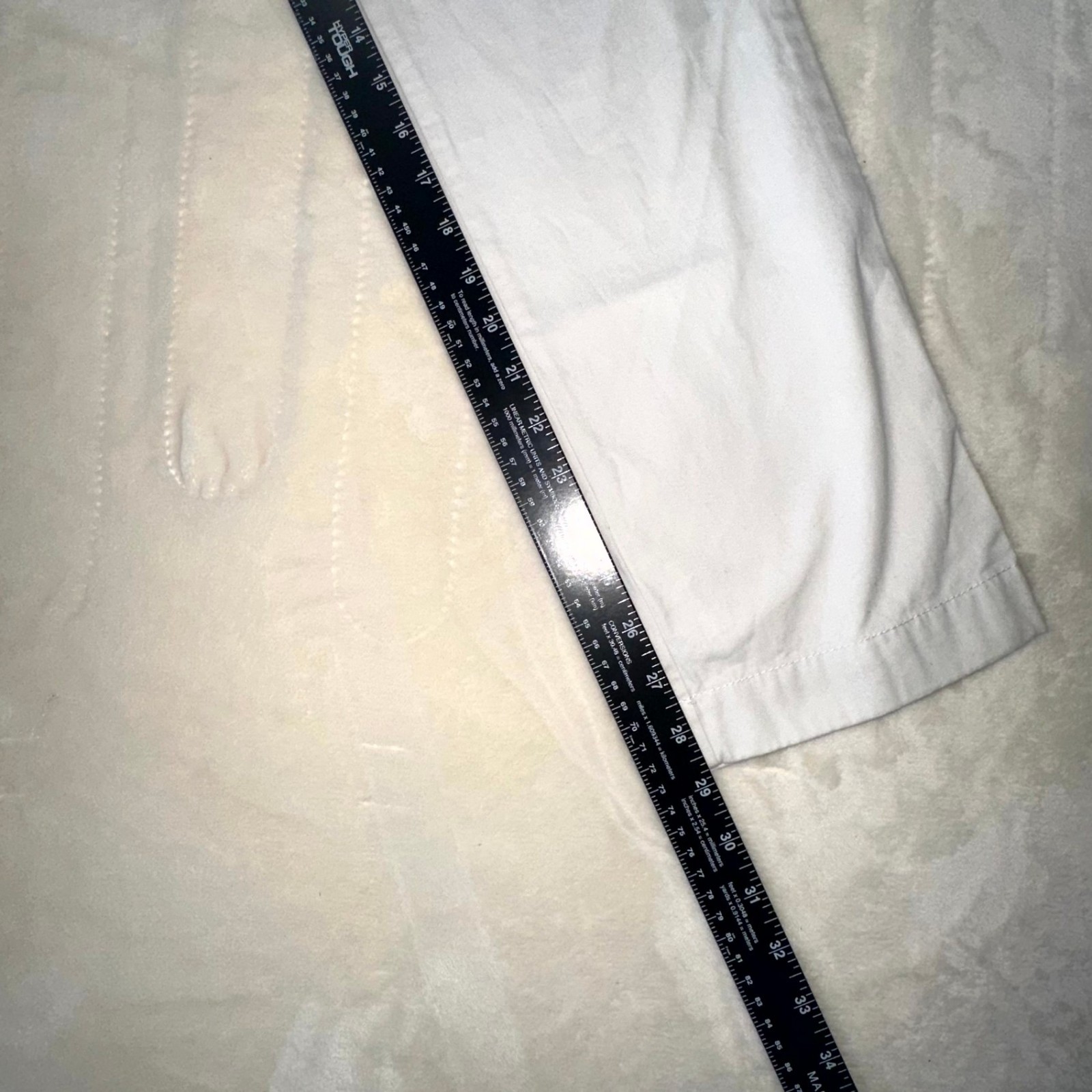 Tommy Hilfiger Men’s Custom Fit Pants Snow White Size 29×30 Slim Straight NWT