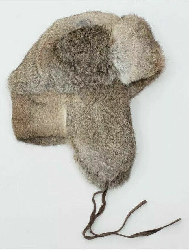 Ralph Lauren Purple Label Runway Rabbit Fur Hat Trapper One Size NWOT