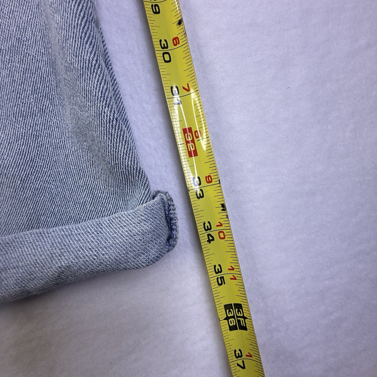 REWASH Size 3 Jean W26 Light Wash Boyfriend Rolled Cuff Straight Leg Y2K 1022