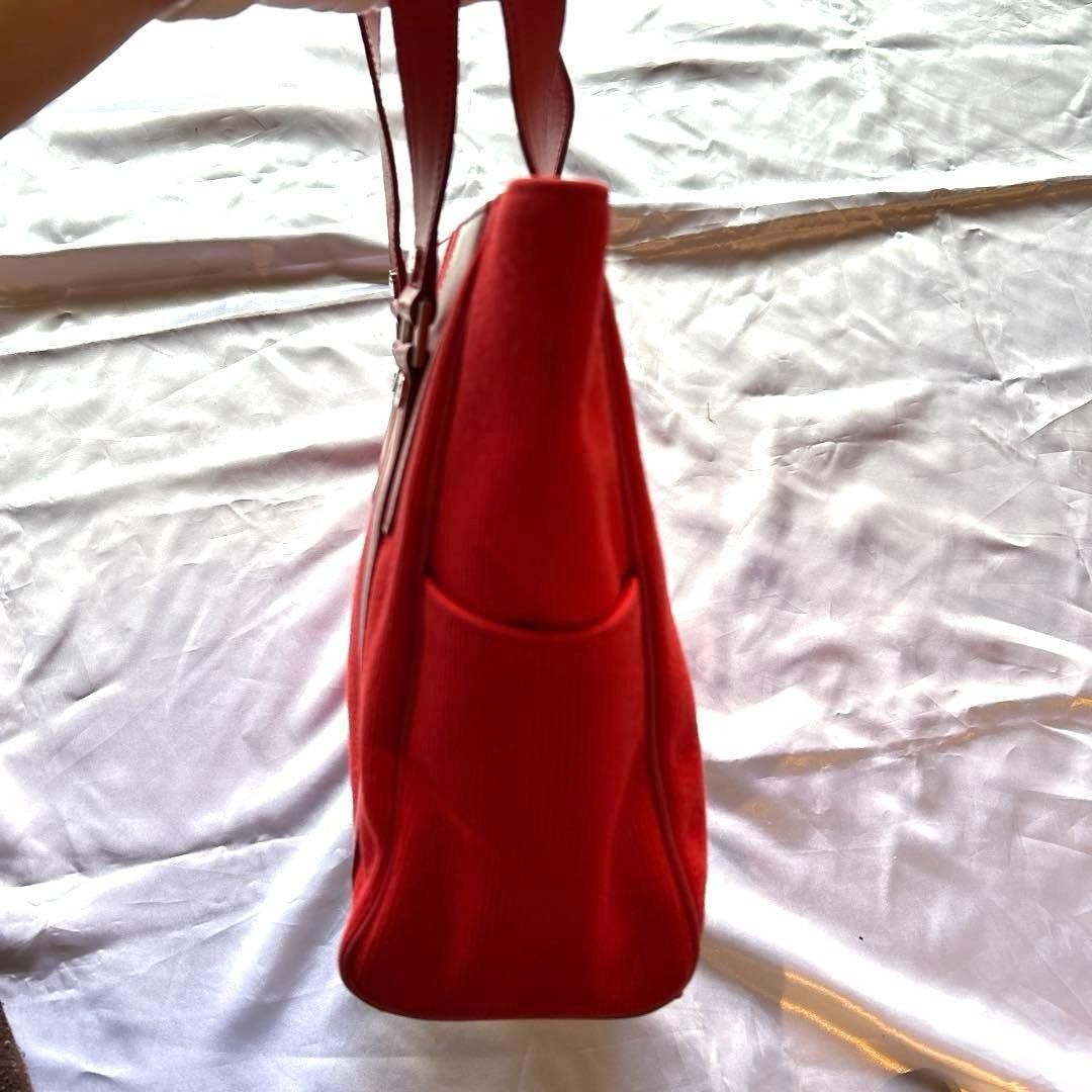 Courreges handbag red 10.6 inch