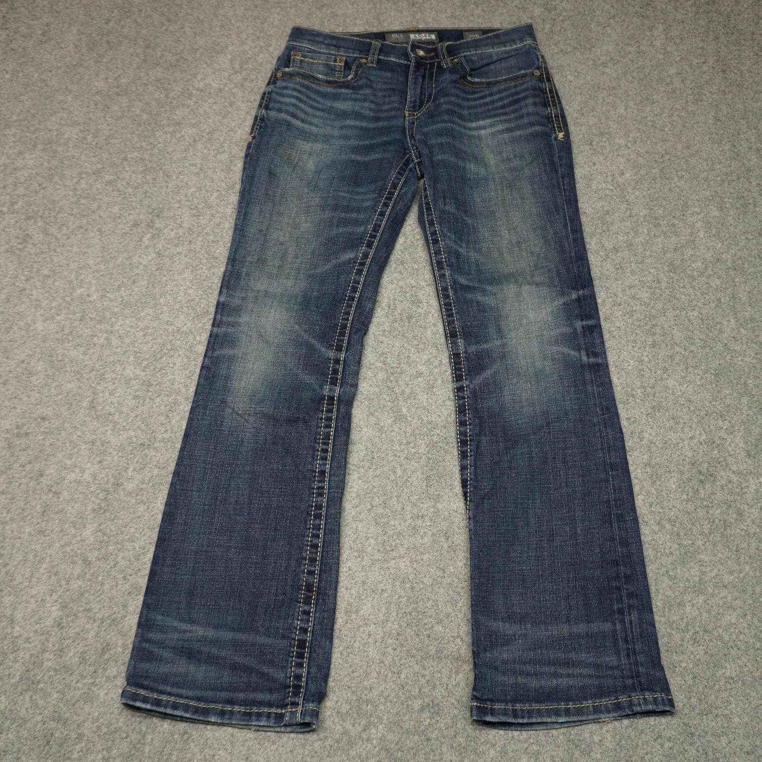 BKE Aiden Jeans Women’s 30S Dark Wash Bootleg Stretch Denim