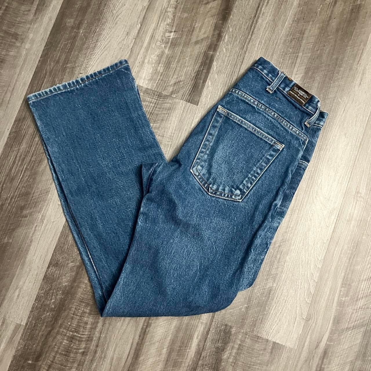 All American Clothing Co. USA made apparel men’s blue denim jeans