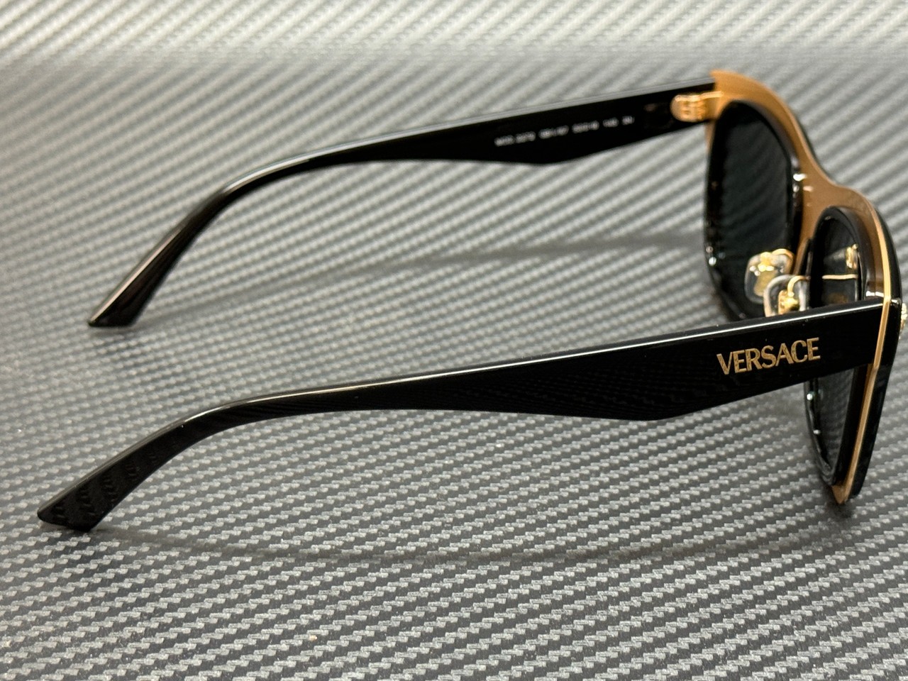 VERSACE VE2272 GB1 87 Black Grey Men’s 53 mm Sunglasses