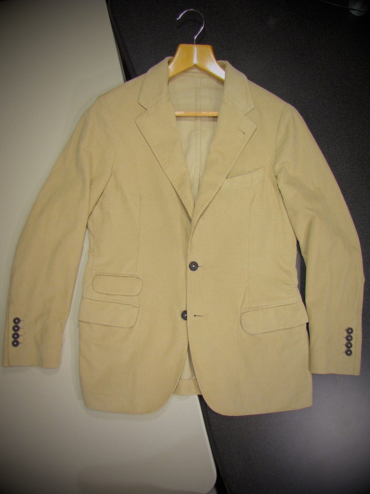 Massimo Alba corduroy sloop jacket 100% cotton desert tan men’s ALTERED 40 / 38