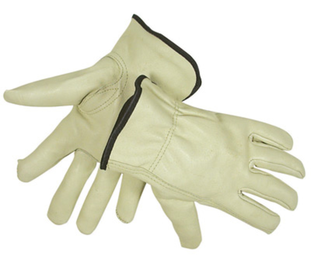 Large Soft Pigskin Winter Insulated Lined Leather Work Driver Glove Men Women