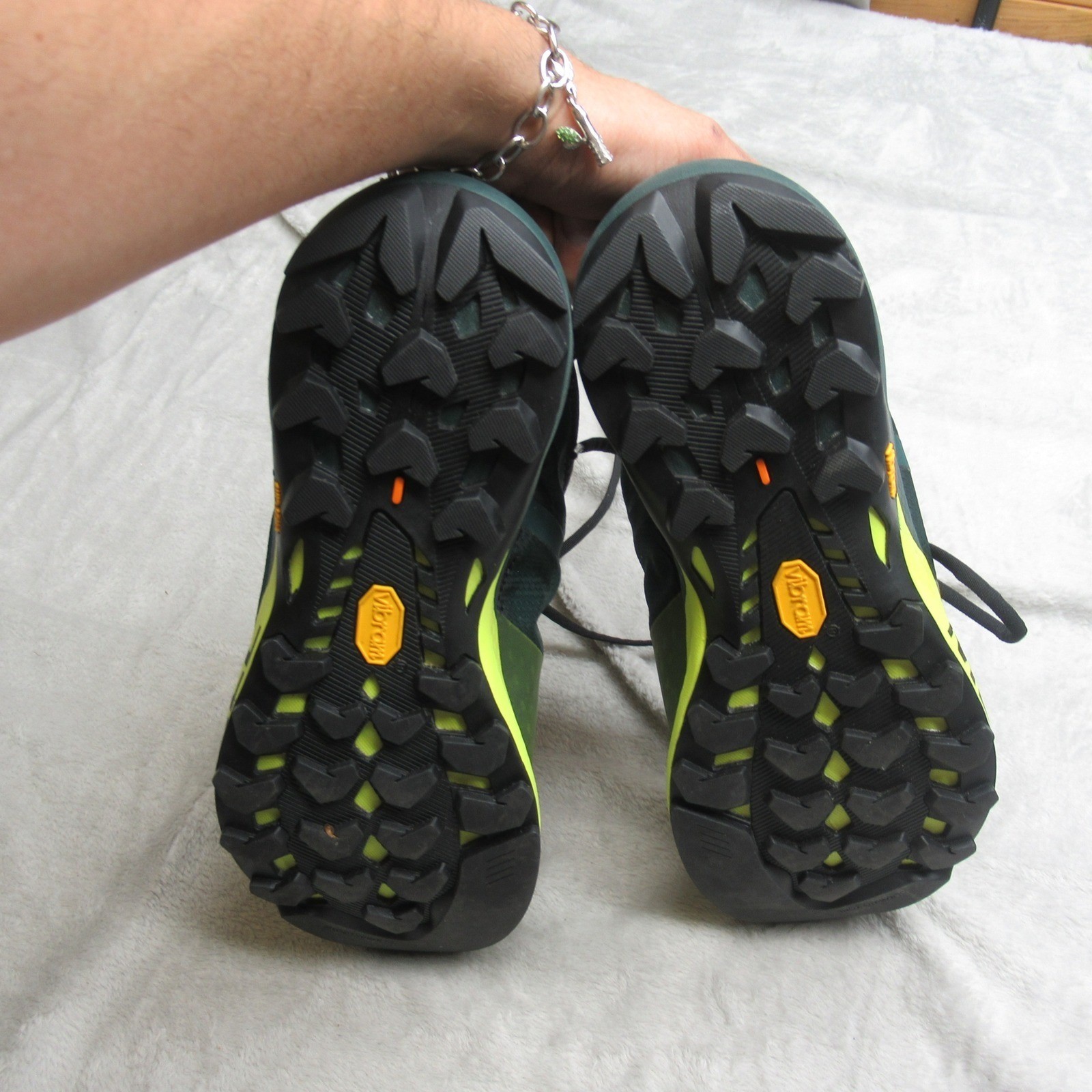 Merrell Womens Trail Running Shoes 10 Green MTL MQM Lightweight Waterproof Hike