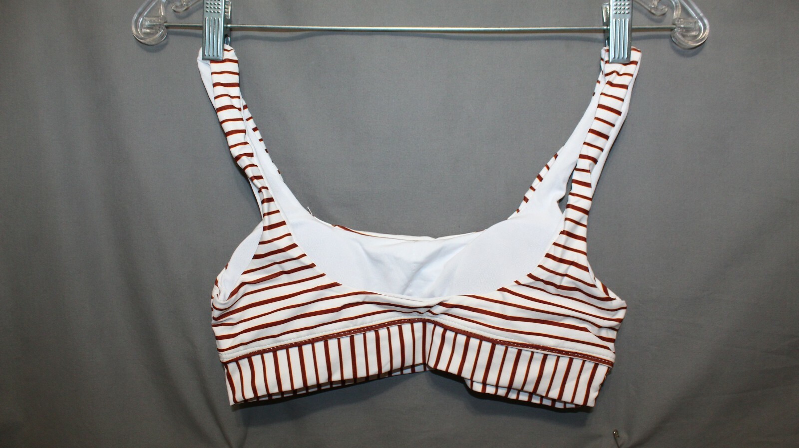 ZAFUL BIKINI womens striped 2 piece 82% Polyamide 18% Elasthane size Small NEW