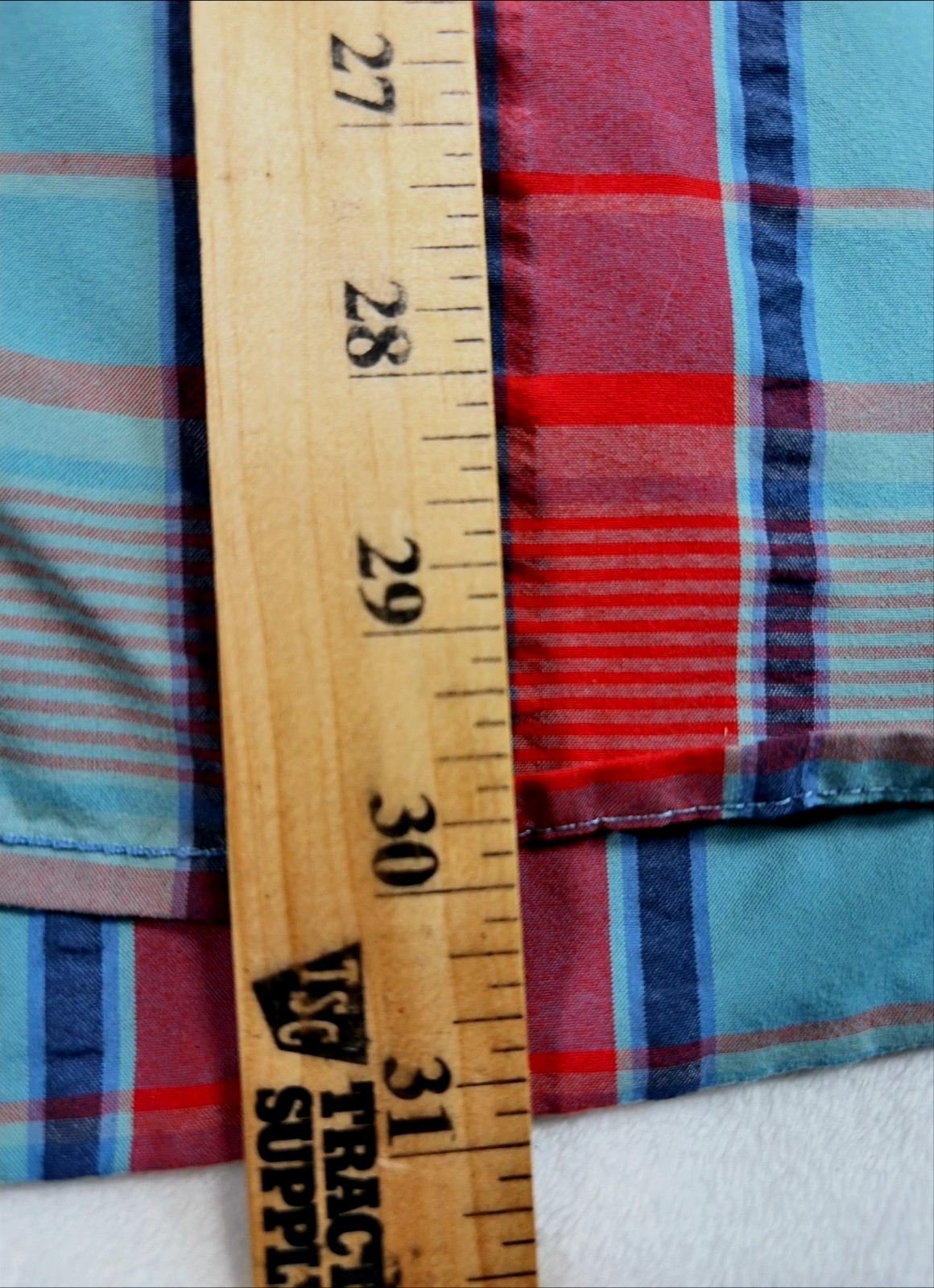 The North Face Mens Short Sleeve Shirt 2XL Red Gray Plaid Nylon/Poly Wicking