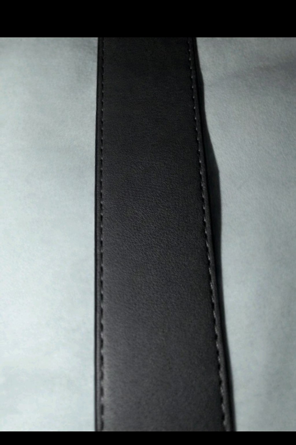 Gucci Belt Black GG Embossed Leather Double G Silver Buckle Men 110cm/38-44