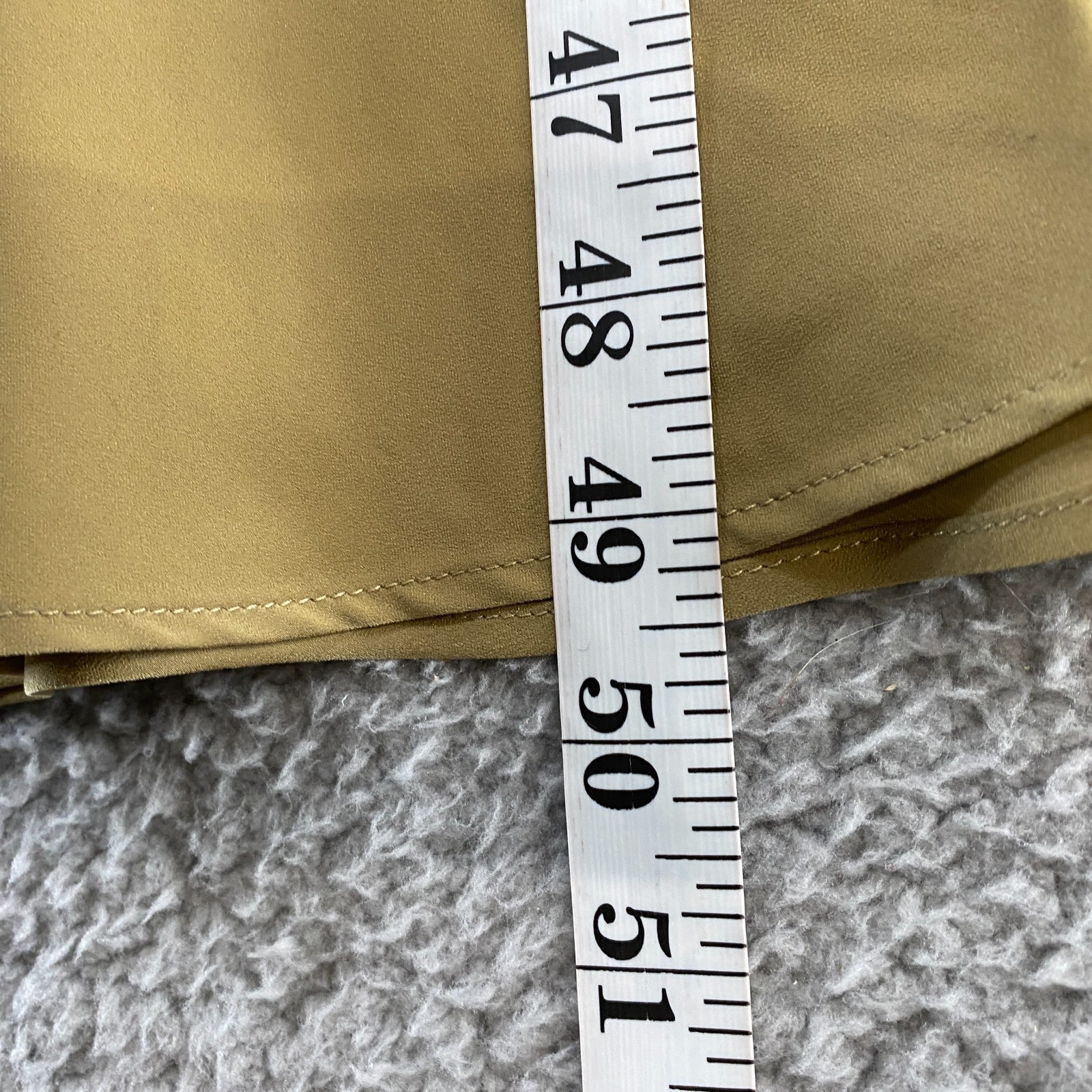 Allsaints Slip Dress Womens Small Tierny Coni 90s Midi Y2K Metallic Olive Gold