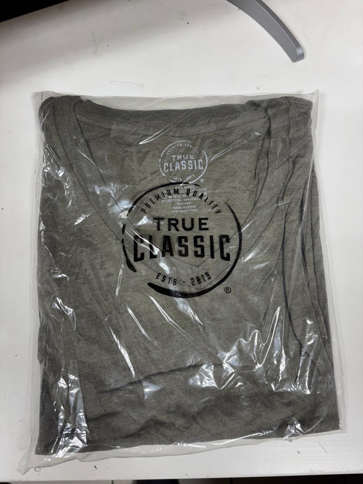 3 Pack True Classic Mens T-Shirts – Short Sleeve Crew Neck Plain, Carbon, M