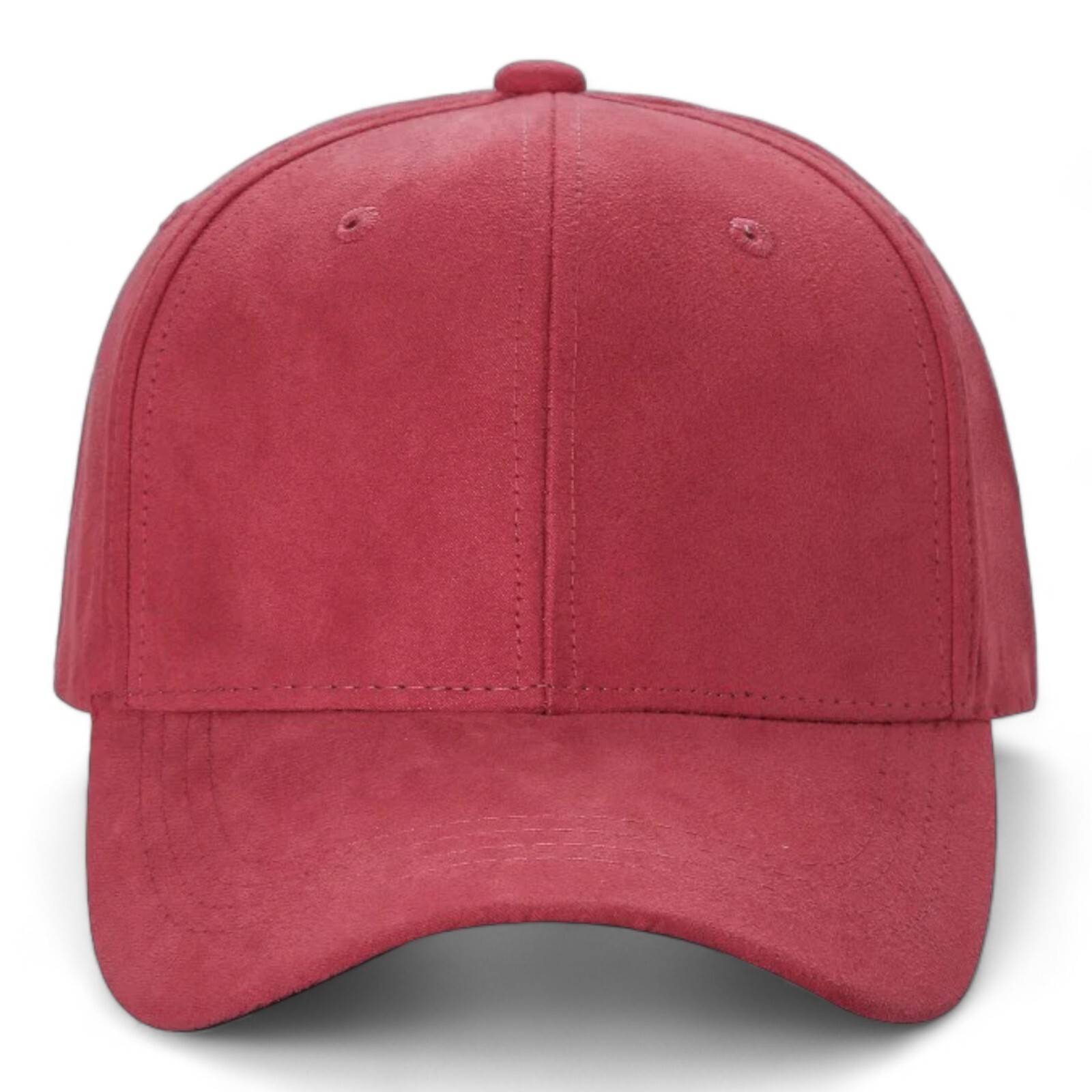 Suede Hat Baseball Cap Classic Adjustable Curved Visor Solid Plain Blank Dad Men