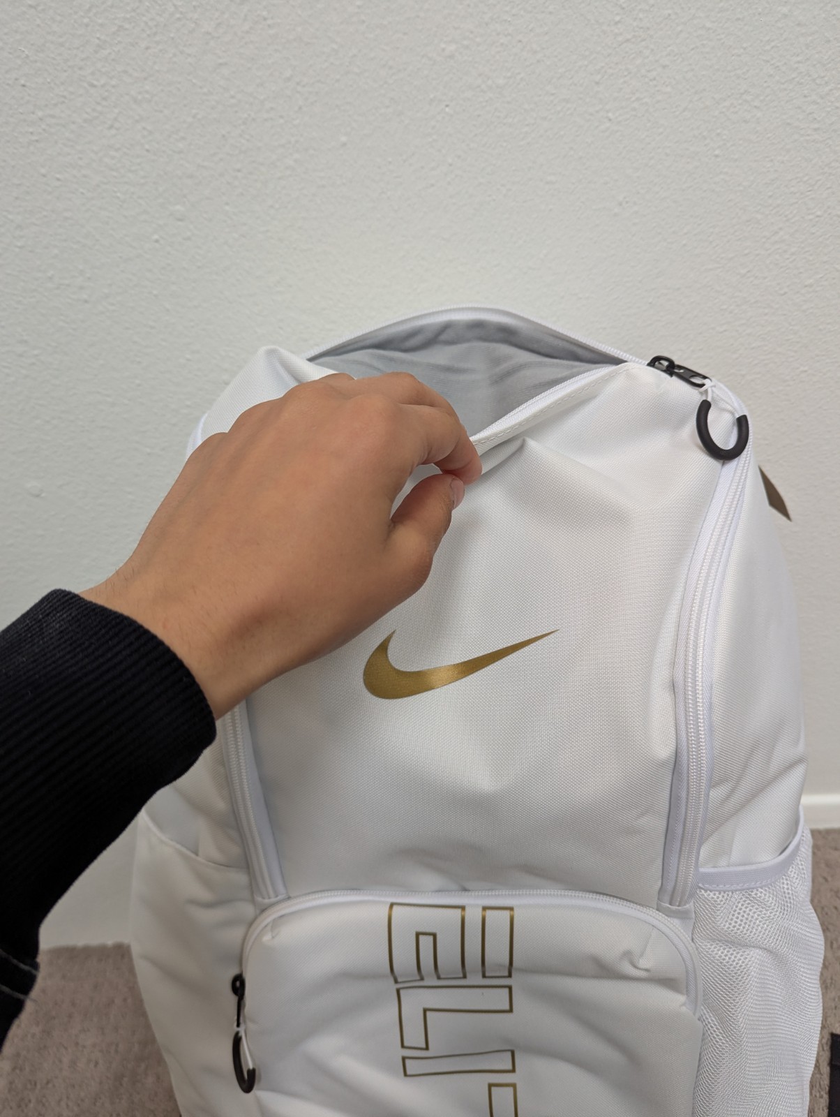 Nike Varsity Elite Backpack (32L), White, NEW WITH TAGS