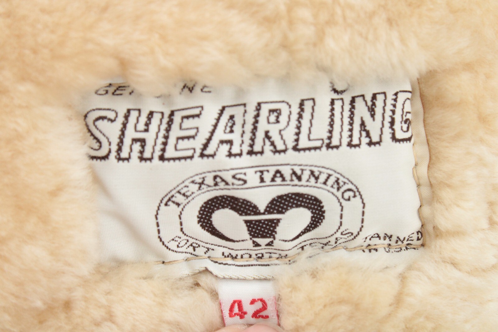 VTG Sheepskin Shearling Suede Coat Jack Henry Yellowstone Cabincore Men L 42 Tan