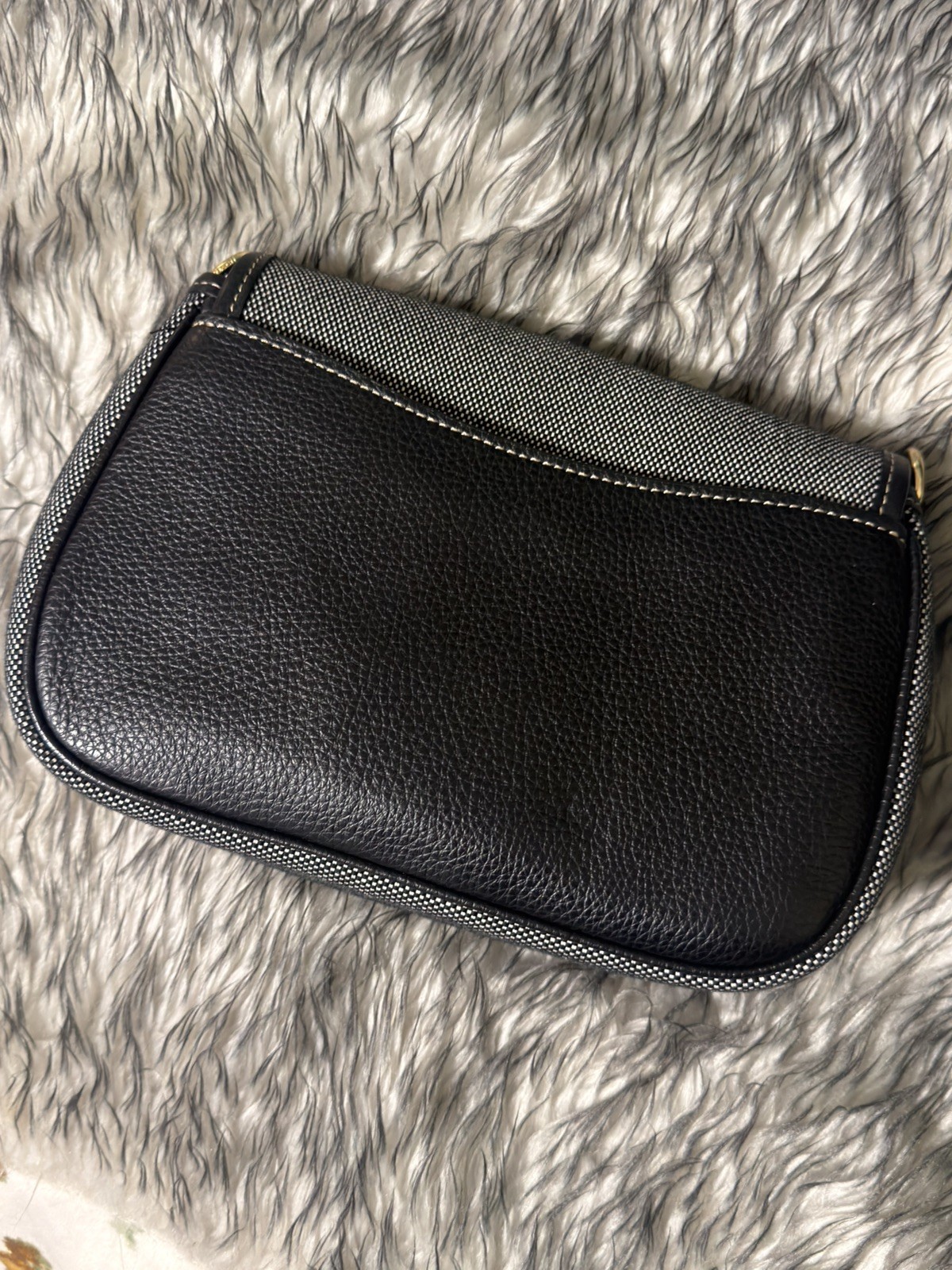Coach Lucy Small Crossbody Bag Black Magnetic Flap Buckle Adjustable Strap
