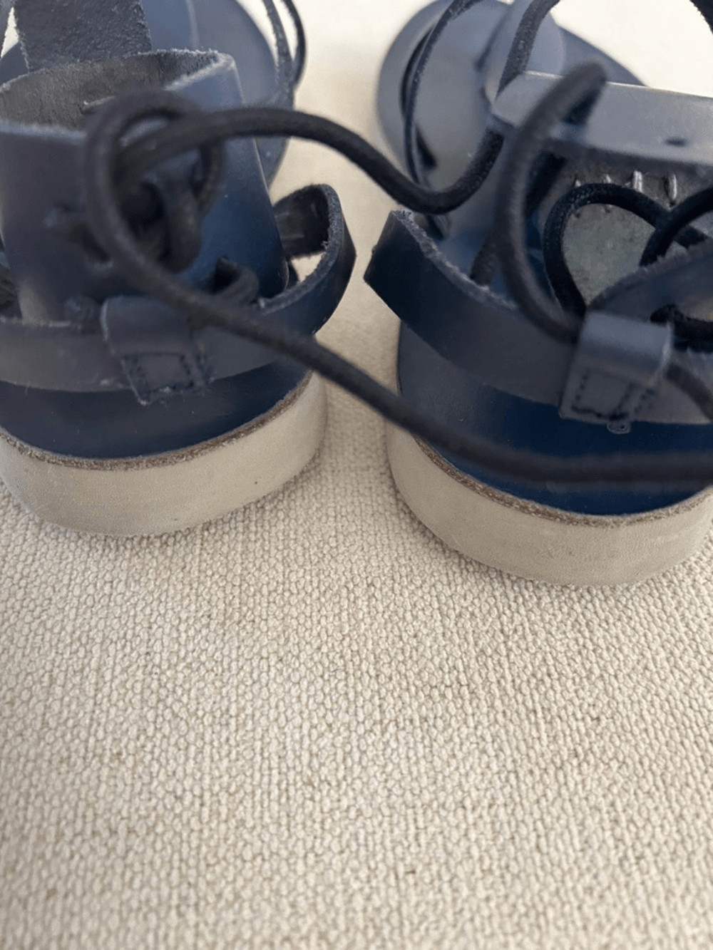 Free People Sandals Vacation Day Boho Gladiator Navy EU40/US9-9.5, NWOT