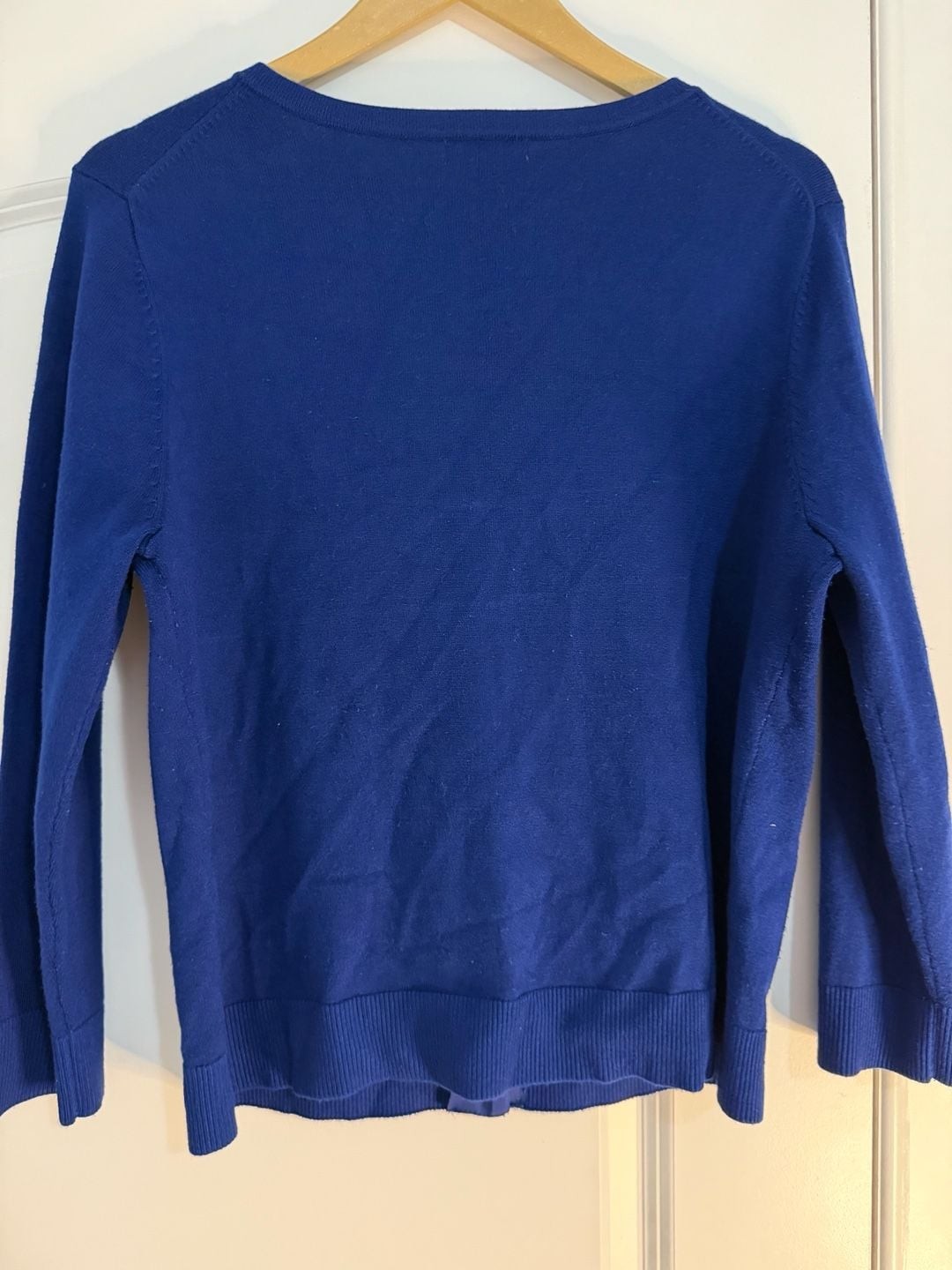 Premise Studio Women’s Royal Blue Cardigan Sweater with Toggle Closures