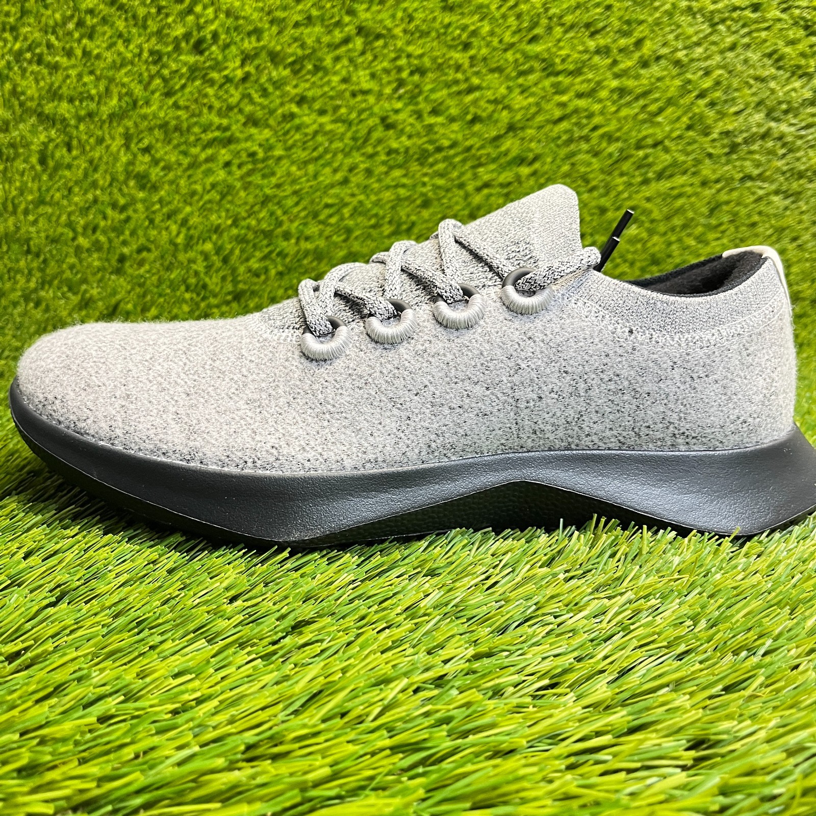 Allbirds Wool Dasher 2 Mizzles Mens Size 10 Gray Black Running Shoes Sneakers