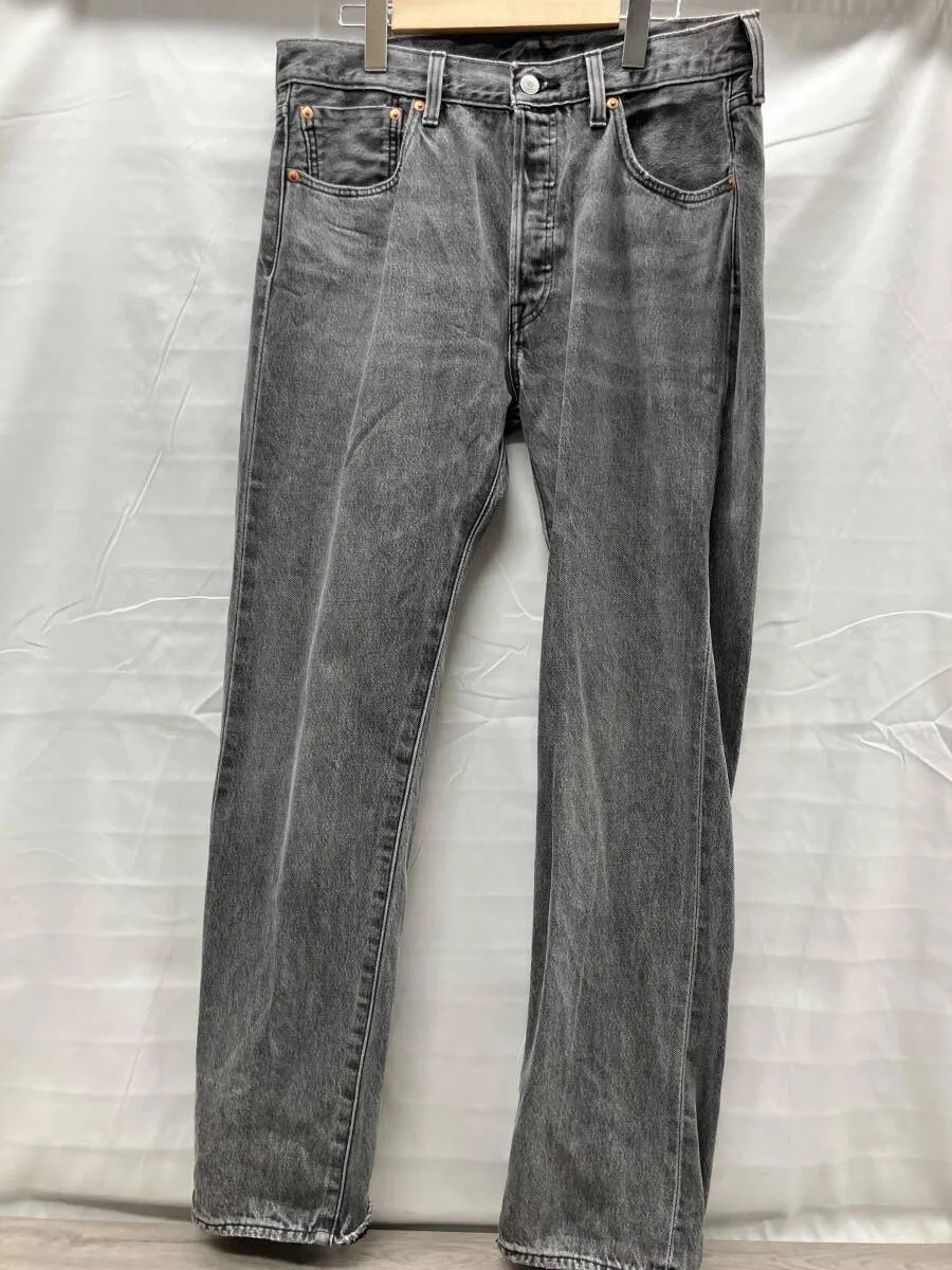 LEVI’S Jeans 00501-3658 Size: W34 Black [Used/ Very good cond] ship From JAPAN