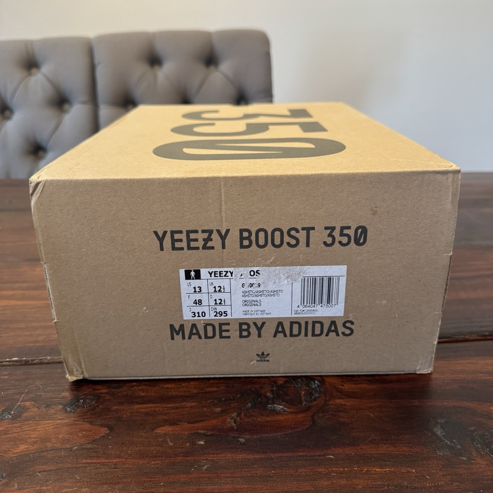 Adidas Yeezy Boost 350 V2 Ash Stone Shoes (2021) Size 13 Men’s GW0089