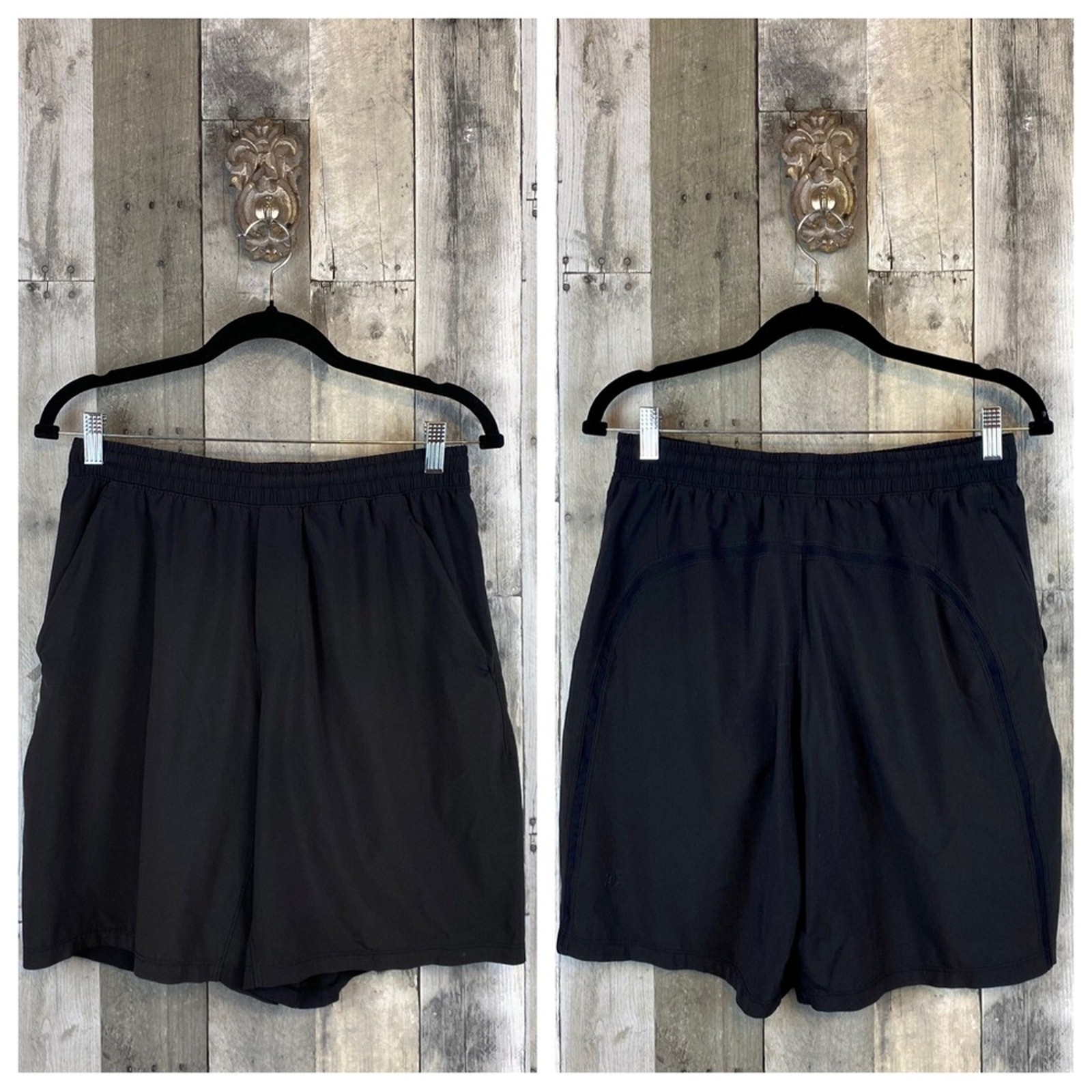Lululemon Pace Beaker Shorts in Black Size Medium.