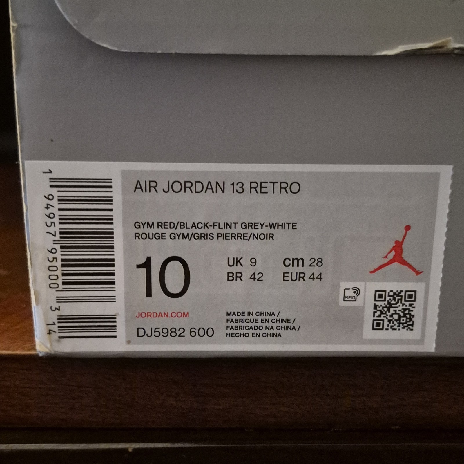 Jordan Air Jordan 13 Retro Red Flint DJ5982-600 2021