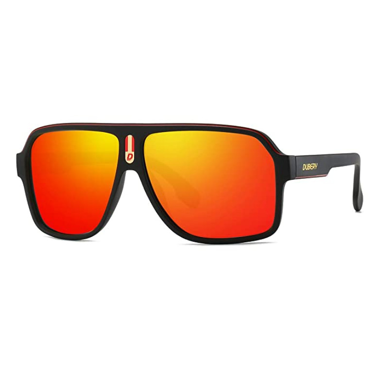 DUBERY Sport Polarized Sunglasses For Men Women Oversize Driving Fishing Glasses