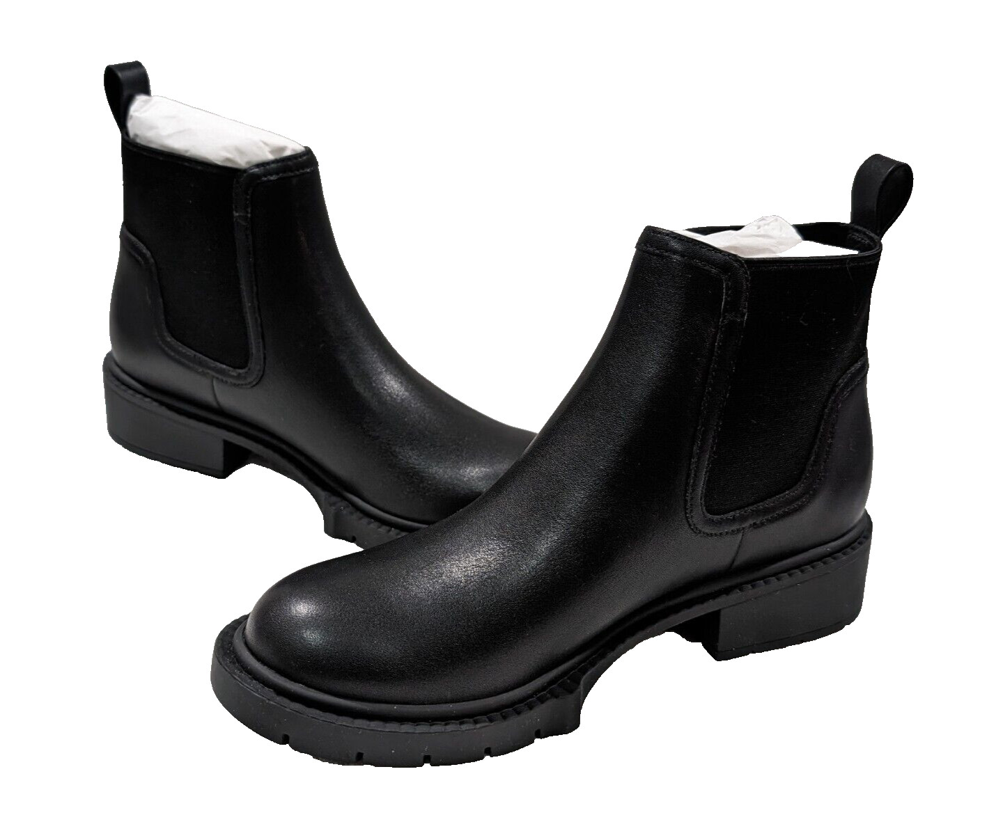 Coach Women’s Lenora Black Leather Booties (CO501) Size 7 NWB