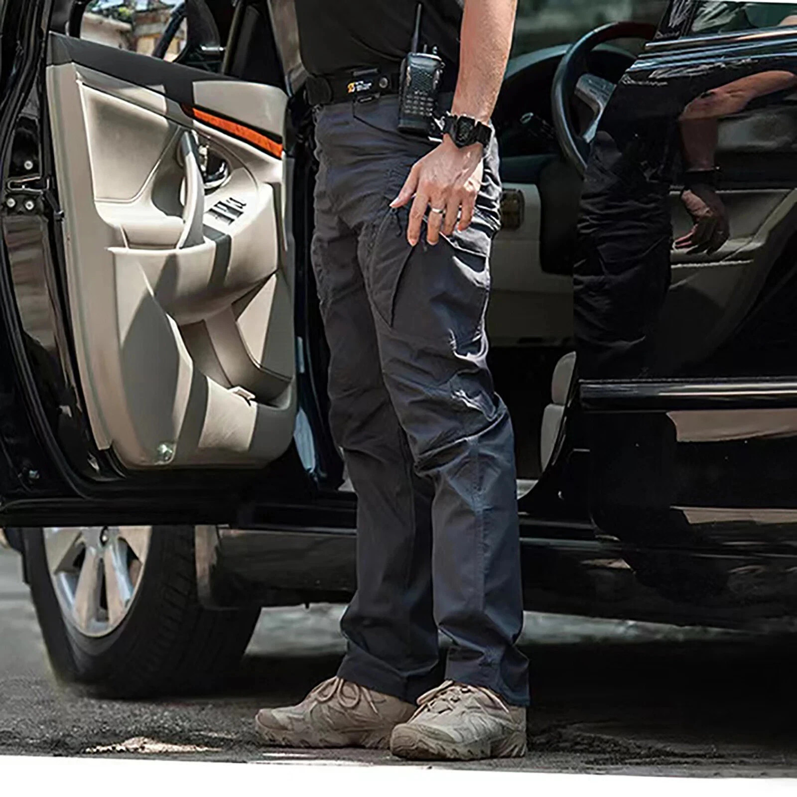 Mens Tactical Cargo Pants Soldier Straight-fit Work Combat Trousers Outdoor US
