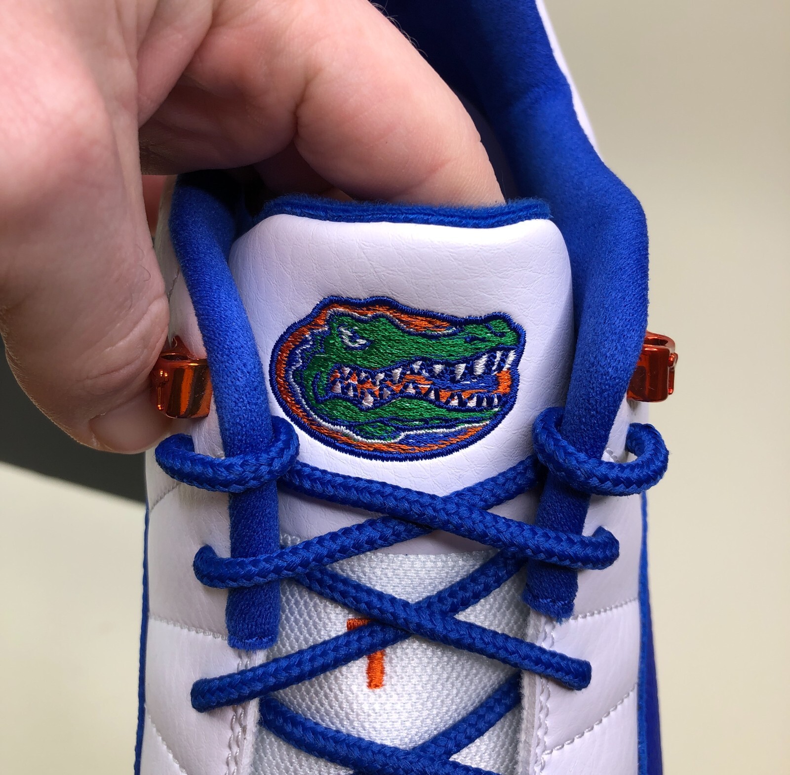 Nike Jordan 12 Low Alpha Menace Florida Gators Football Cleats Mens Size 10.5-13