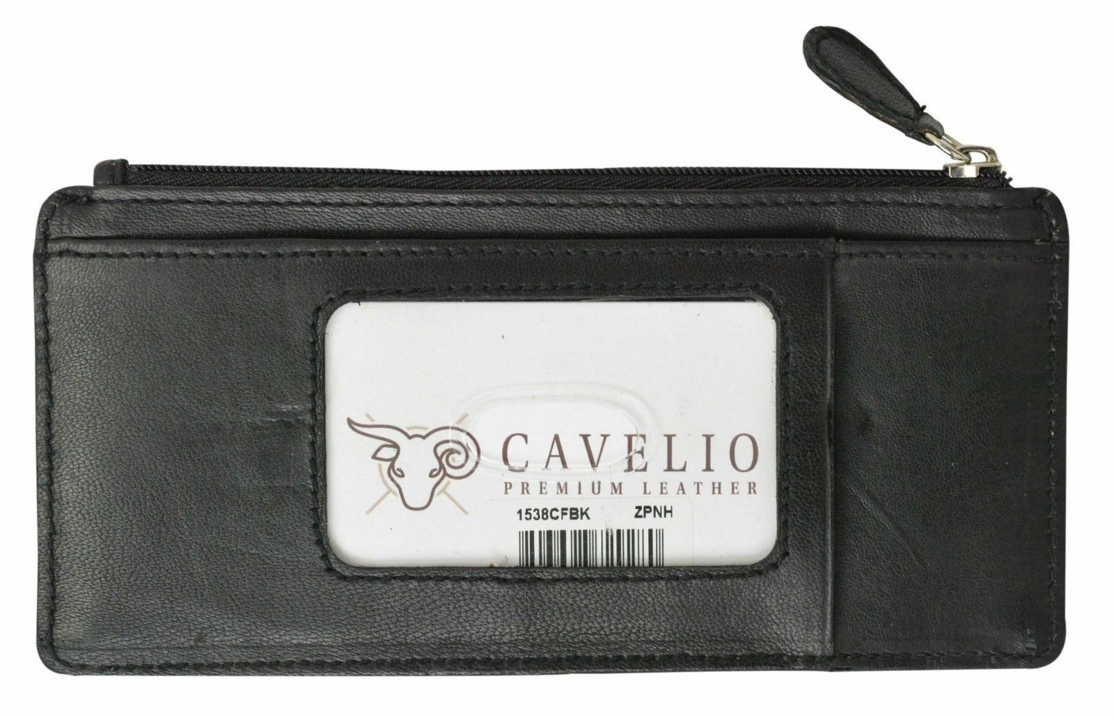Cavelio Women’s Genuine Leather ID Credit Card Holder Wallet Slim Purse Colors
