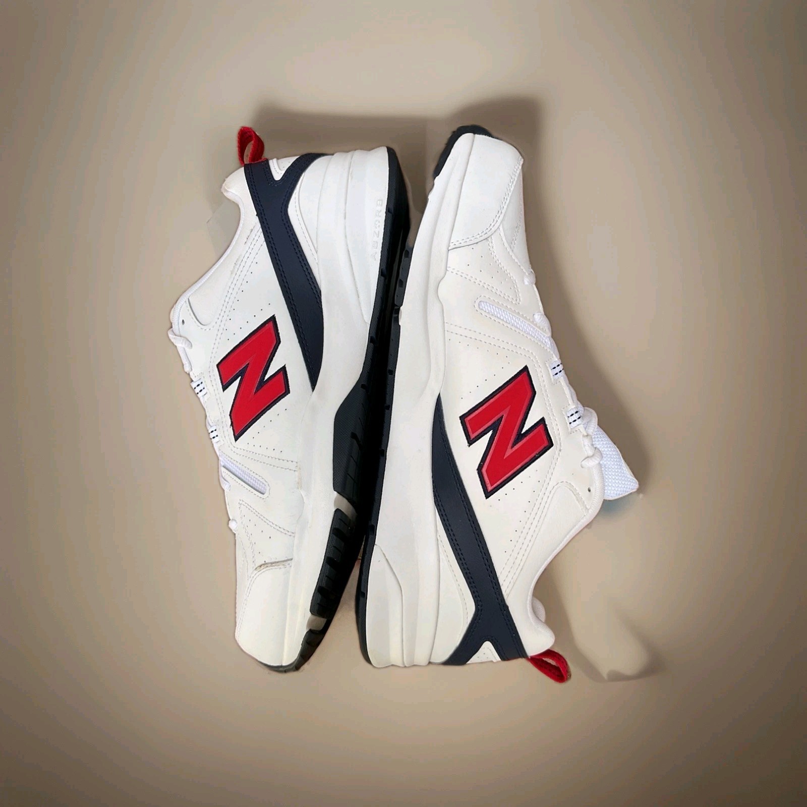 New Balance 608 MX608HR5 Men’s Size 15 White Red Navy Training Walking Shoes