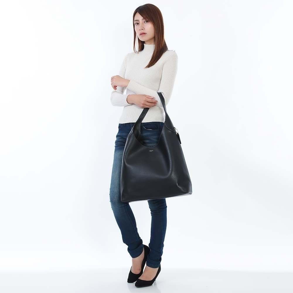 COACH Brooklyn 39 Shoulder Bag CU044 Black Leather Women Outlet New