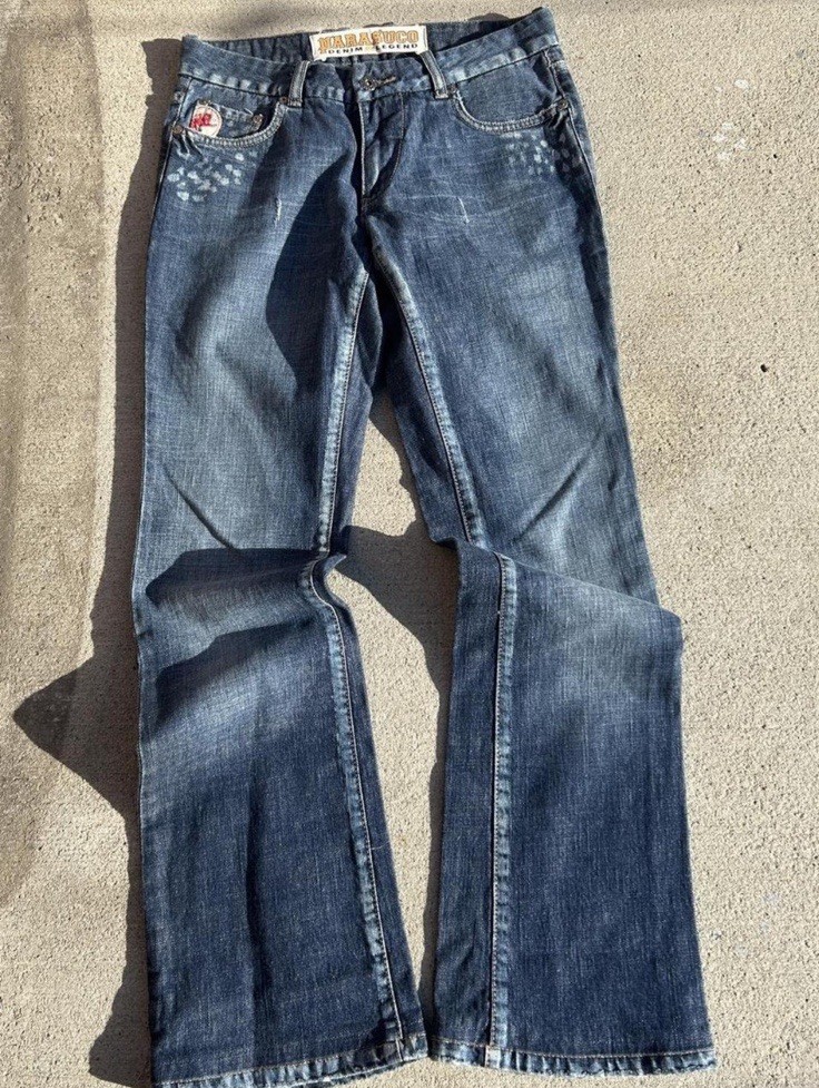 Marasuco Denim Legend Bootcut Jeans Blue Regular Fit Mid Rise Cotton Blend