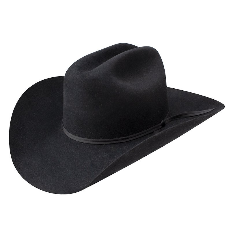 Stetson 3X Black Wool Cowboy Hat – Cattleman