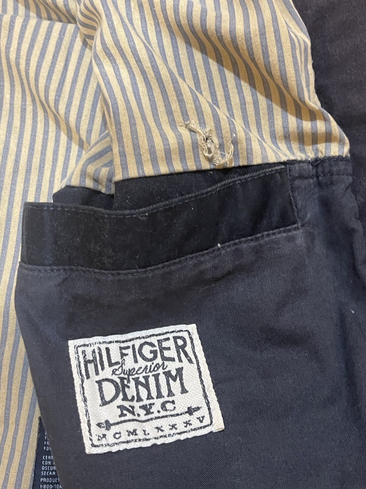Tommy Hilfiger Vintage Denim Superior New York 1985 Jacket. Size Medium