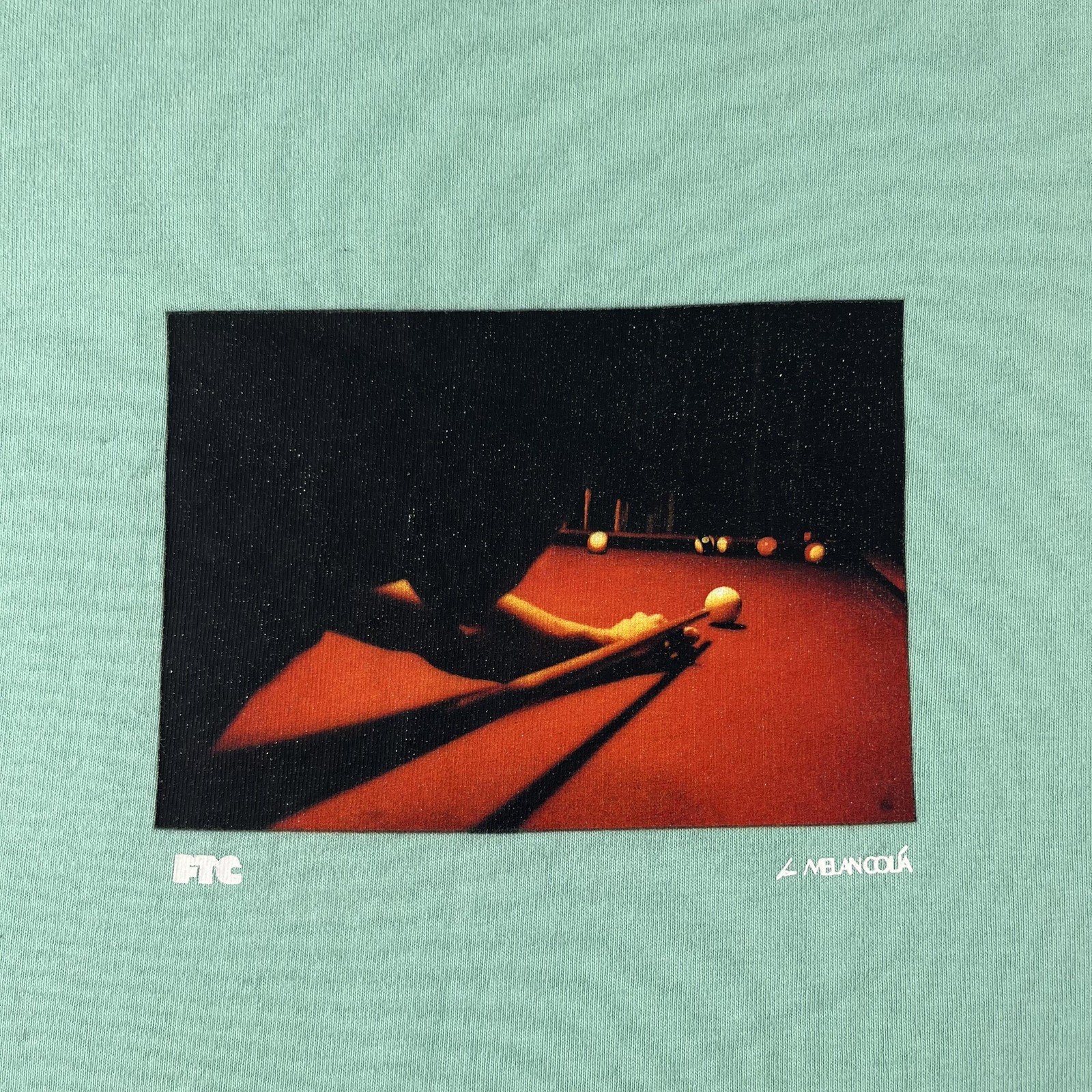 FTC For The City T-Shirt Mens Large Green Pool Billiards Skater San Francisco