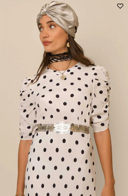 NEW Rixo Evelyn Tiered Ivory Vintage Spot Midi Dress Size XXS XS S M L XL