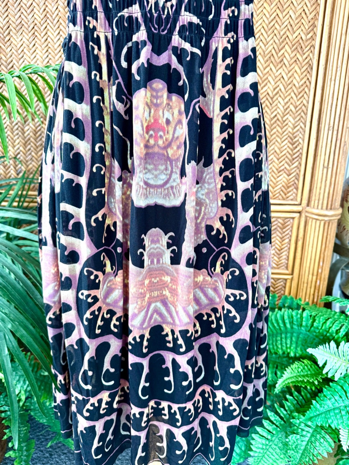 Y2k Vtg Rare Vivienne Tam Water Dragon Dress sz S/M