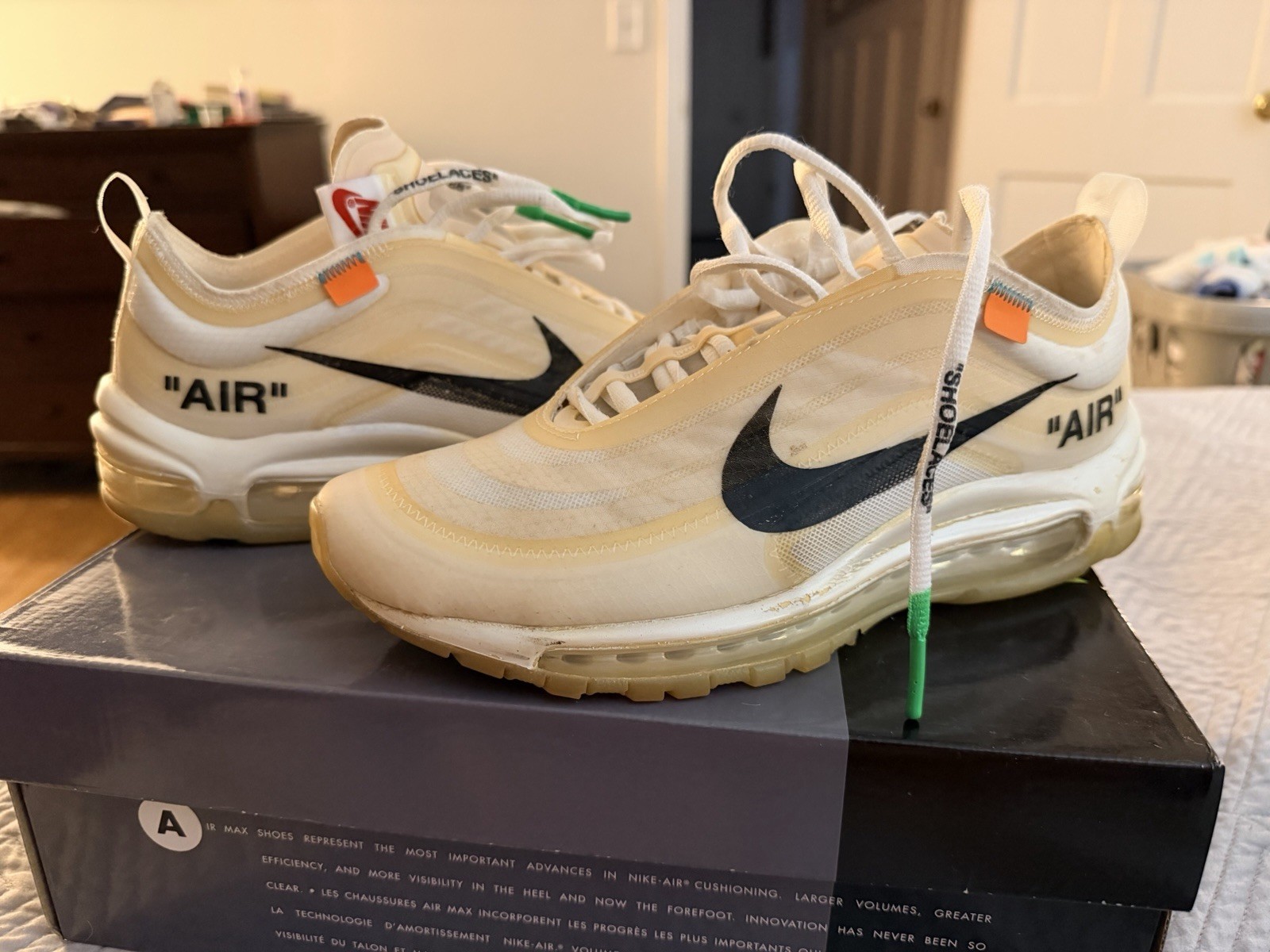 Size 7.5 – Off-White x Nike Air Max 97 OG The Ten