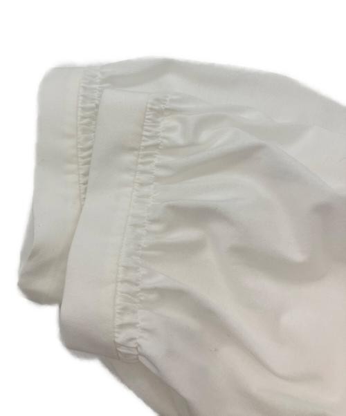 AMACA White Cotton Polyester Puff Sleeve Pullover T-Shirt L