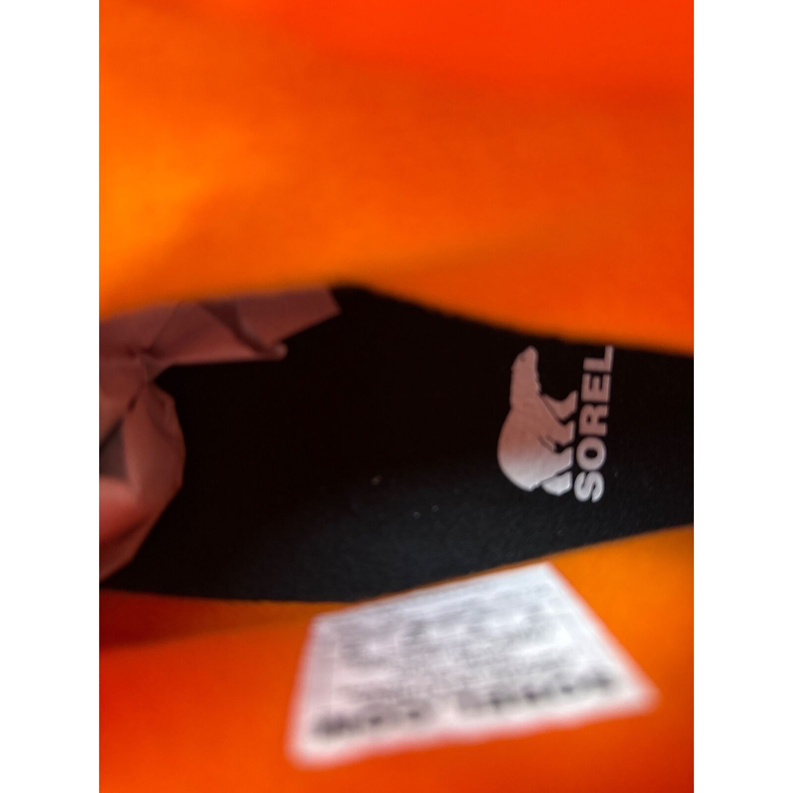 Sorel x prAna Out N About Winter Boot Womens 8 Orange Puffy Waterproof Insulated