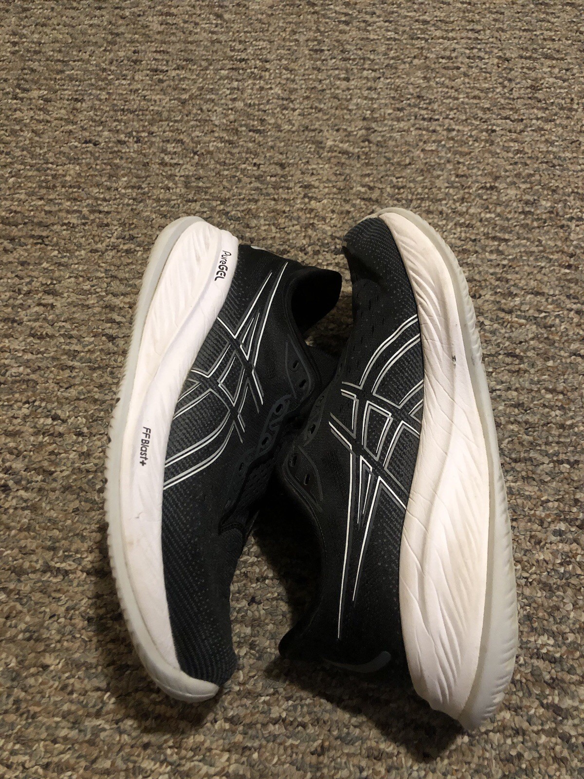 Asics Womens Gel Cumulus 26 1012B600 Black Running Shoes Sneakers Size 9.5