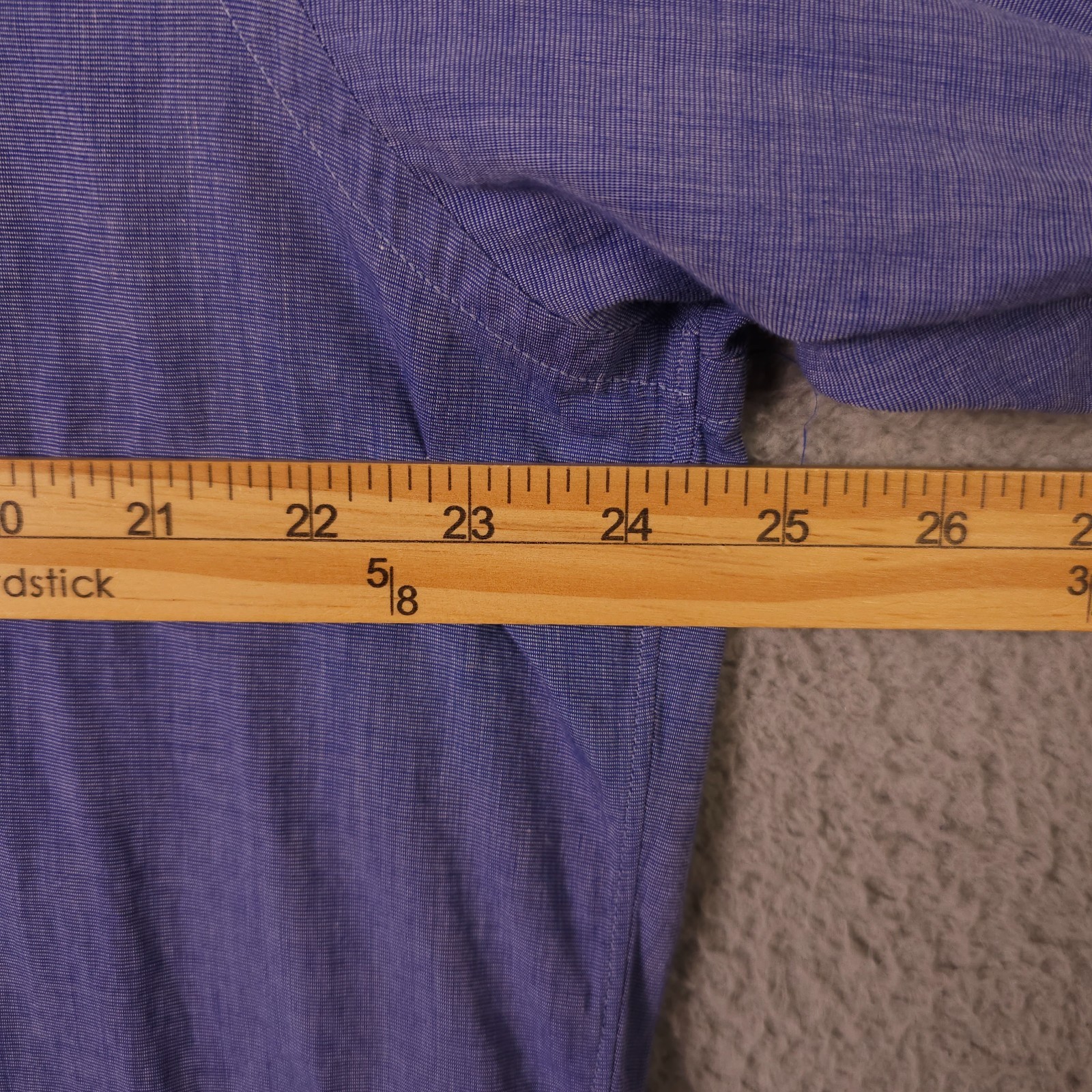 VTG Brooks Brothers Makers Shirt Men 16 1/2 32 Blue Long Sleeve Button Down USA