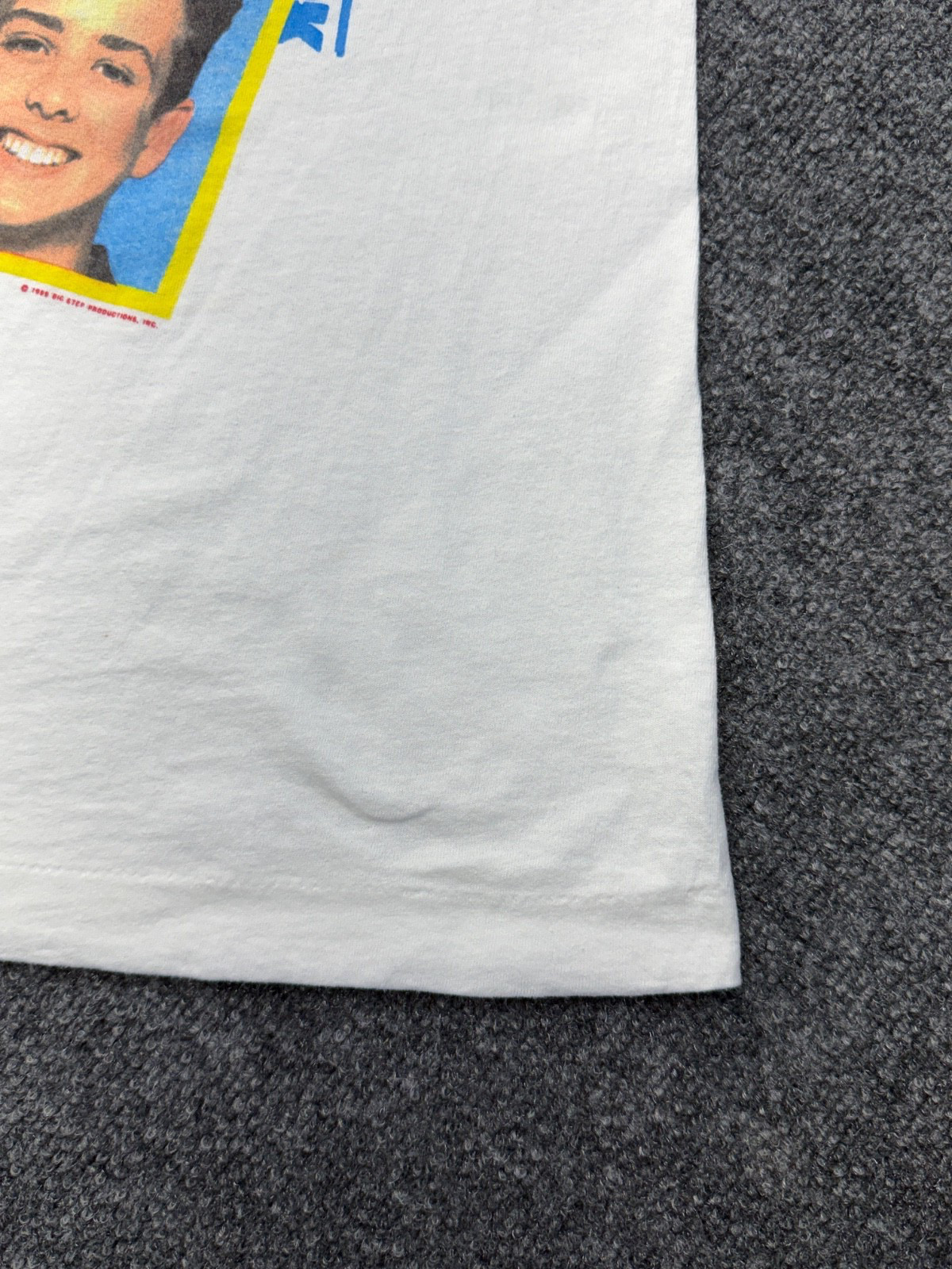 Vintage 1989 NKOTB Shirt Single Stitch Screen Stars L