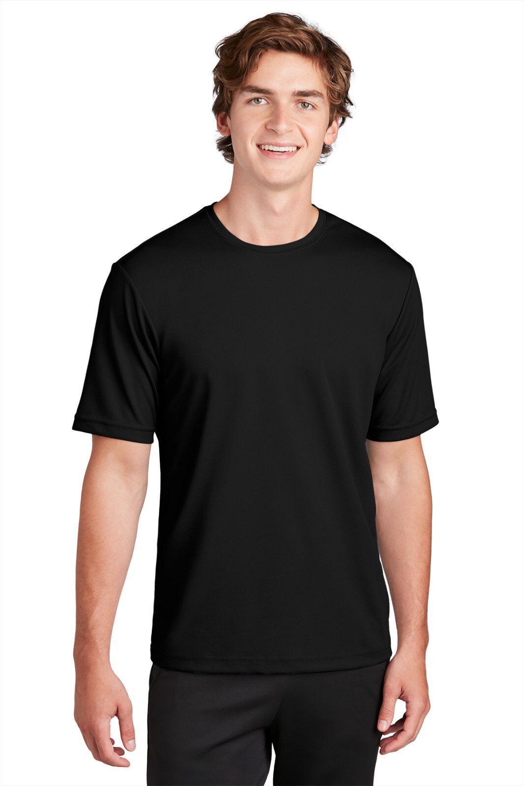 Sport-Tek Men’s Dry-Fit RacerMesh Moisture Wicking Long Sleeve T-Shirt ST340