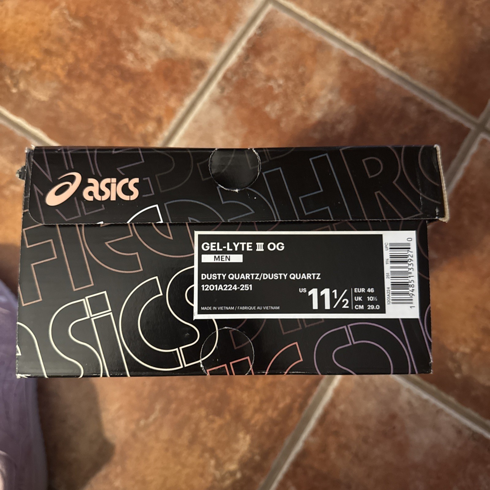 Size 11.5 – Ronnie Fieg x ASICS Gel Lyte III OG The Palette “Dusty Quartz” KITH