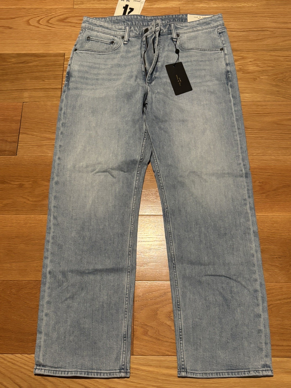 Rag & Bone Fit 4 Authentic Stretch Straight Leg Jeans (Fletcher) 34