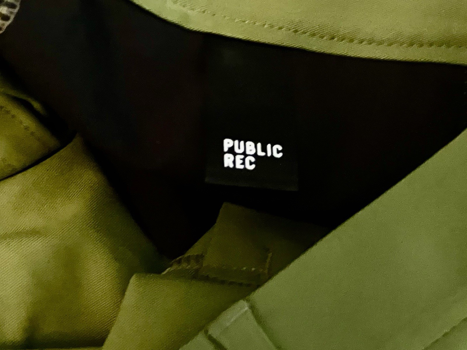 NWOT – Public Rec Workaday Pant 2.0 Olive-Army Green 100% Polyester 5 Pocket 34W